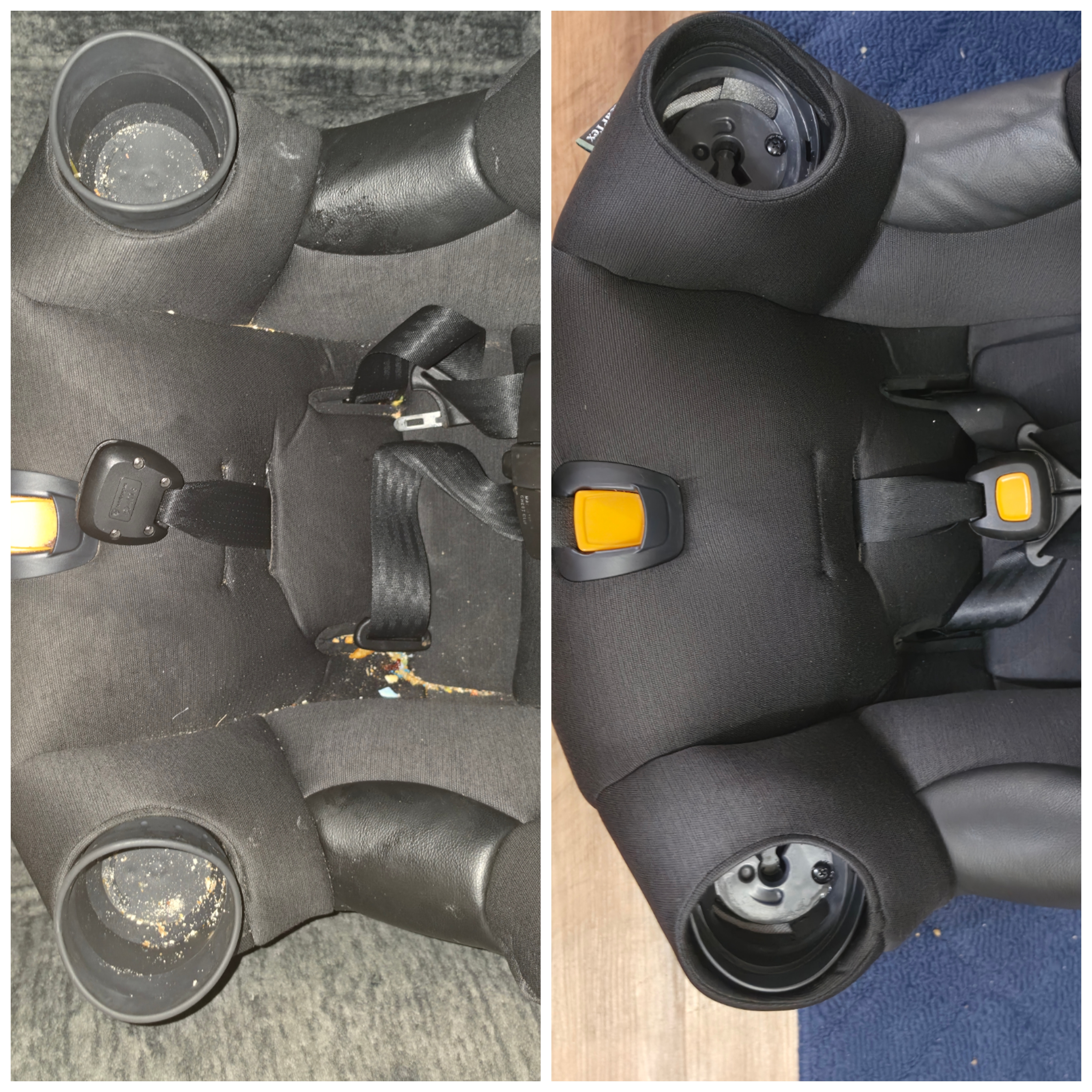 Freshly cleaned stroller
